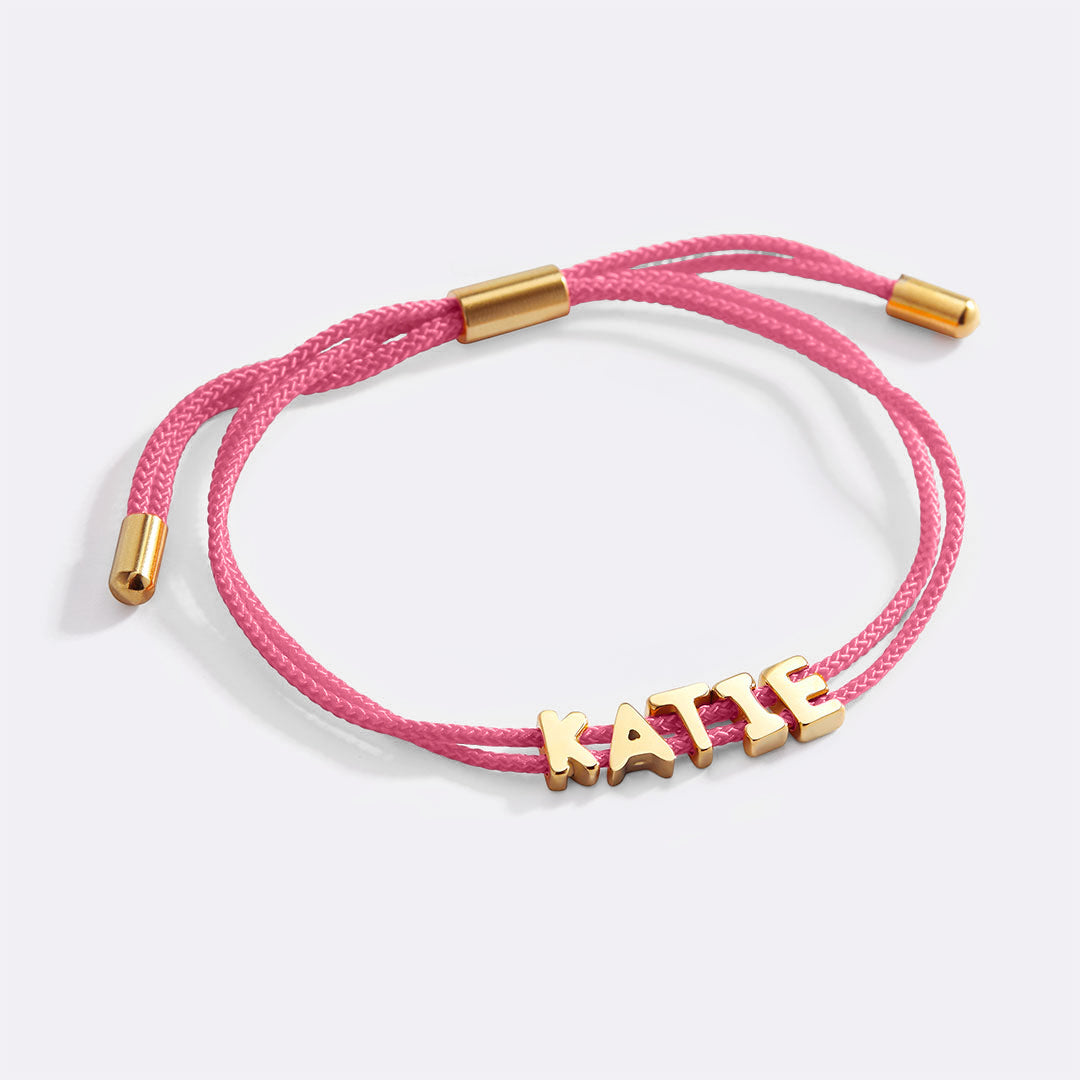Pulsera personalizada ajustable con nombre