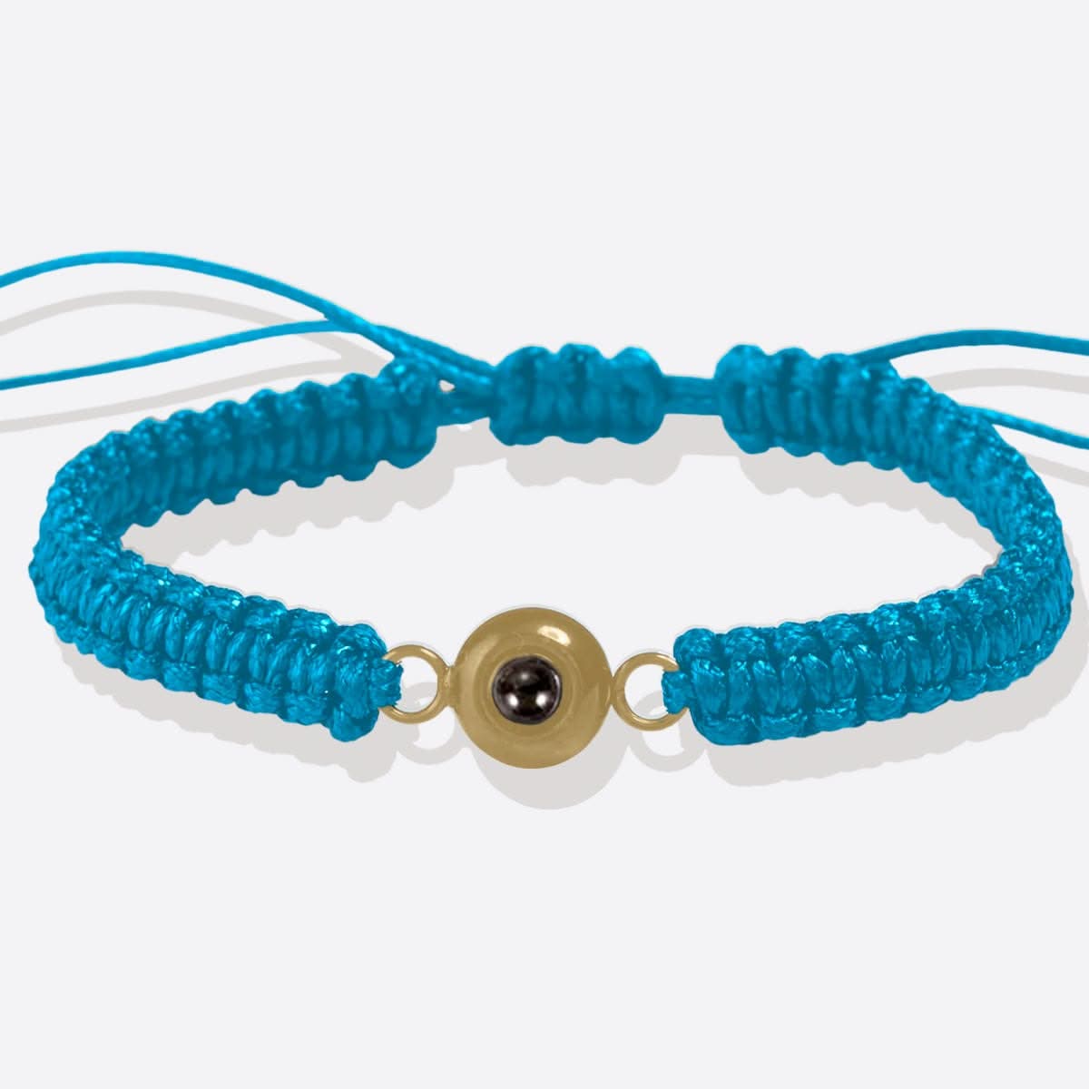 Pulsera trenzada personalizada con foto