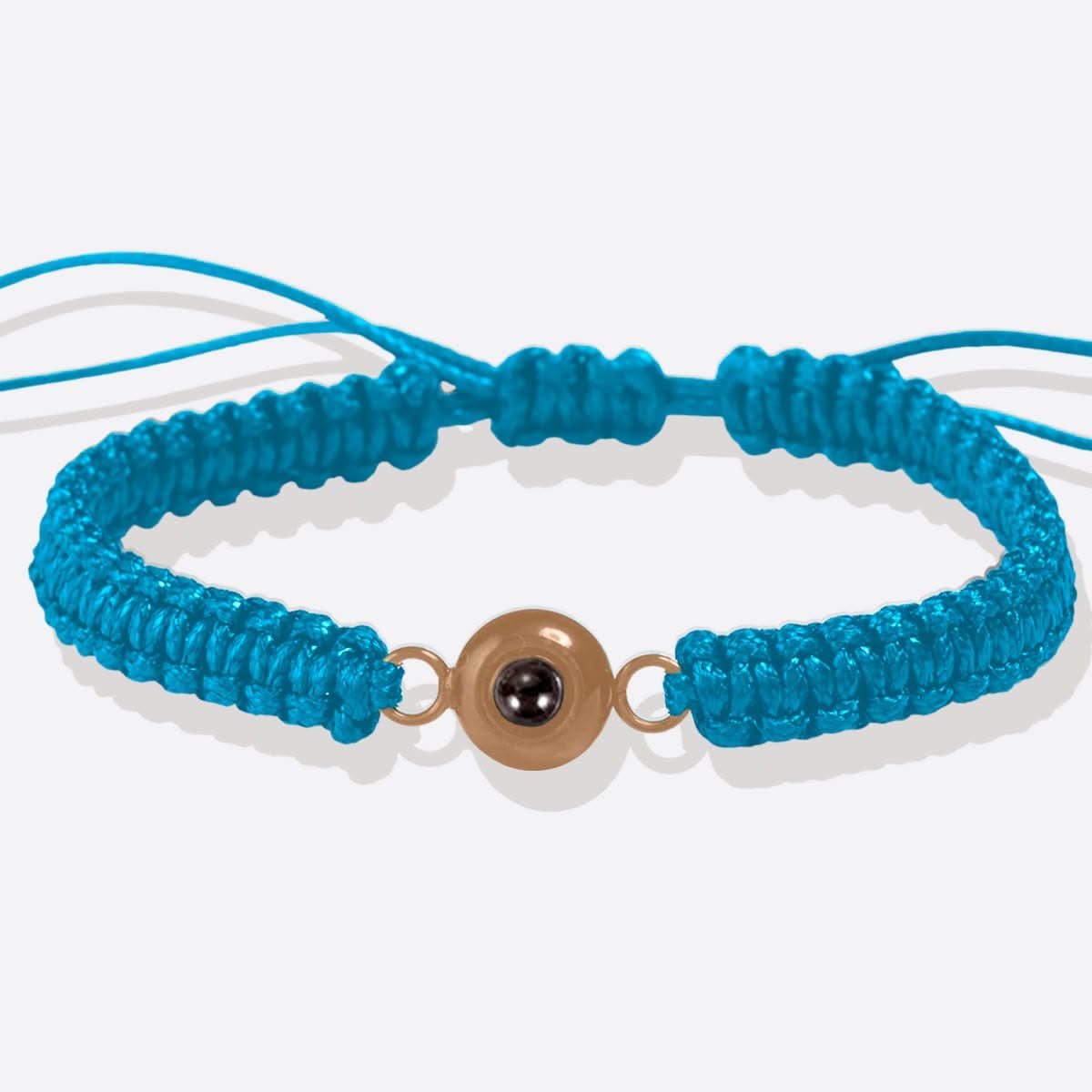 Pulsera trenzada personalizada con foto