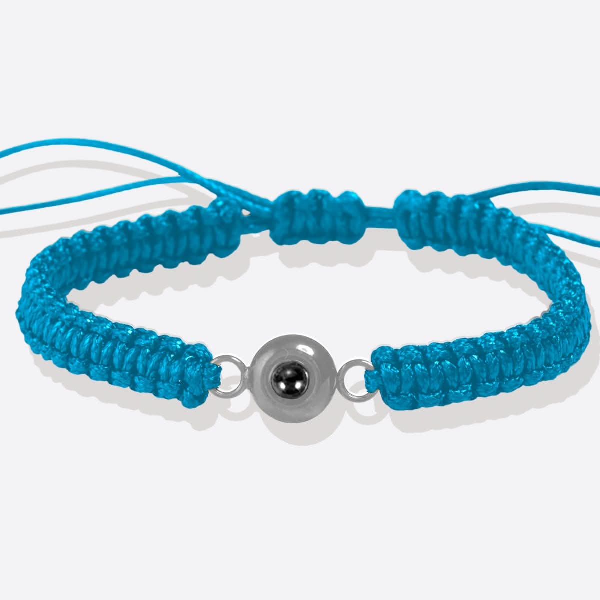 Pulsera trenzada personalizada con foto