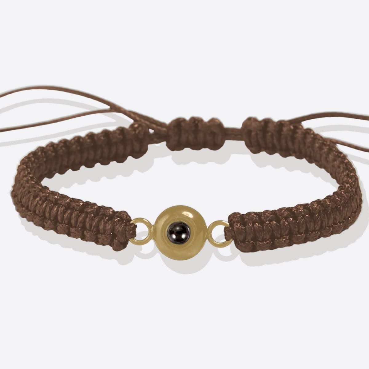 Pulsera trenzada personalizada con foto