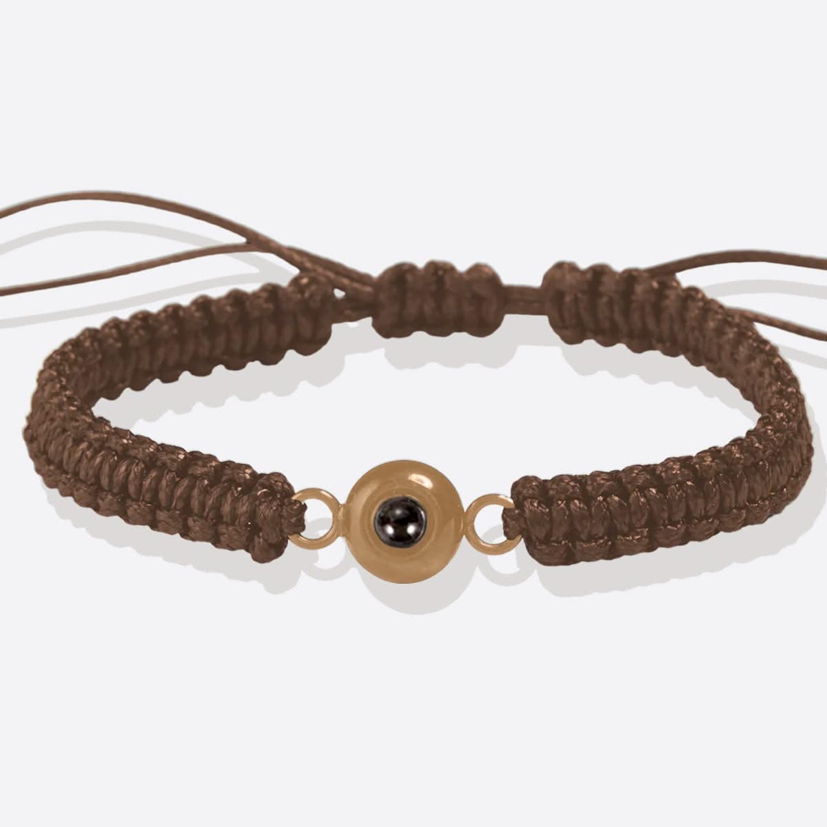 Pulsera trenzada personalizada con foto