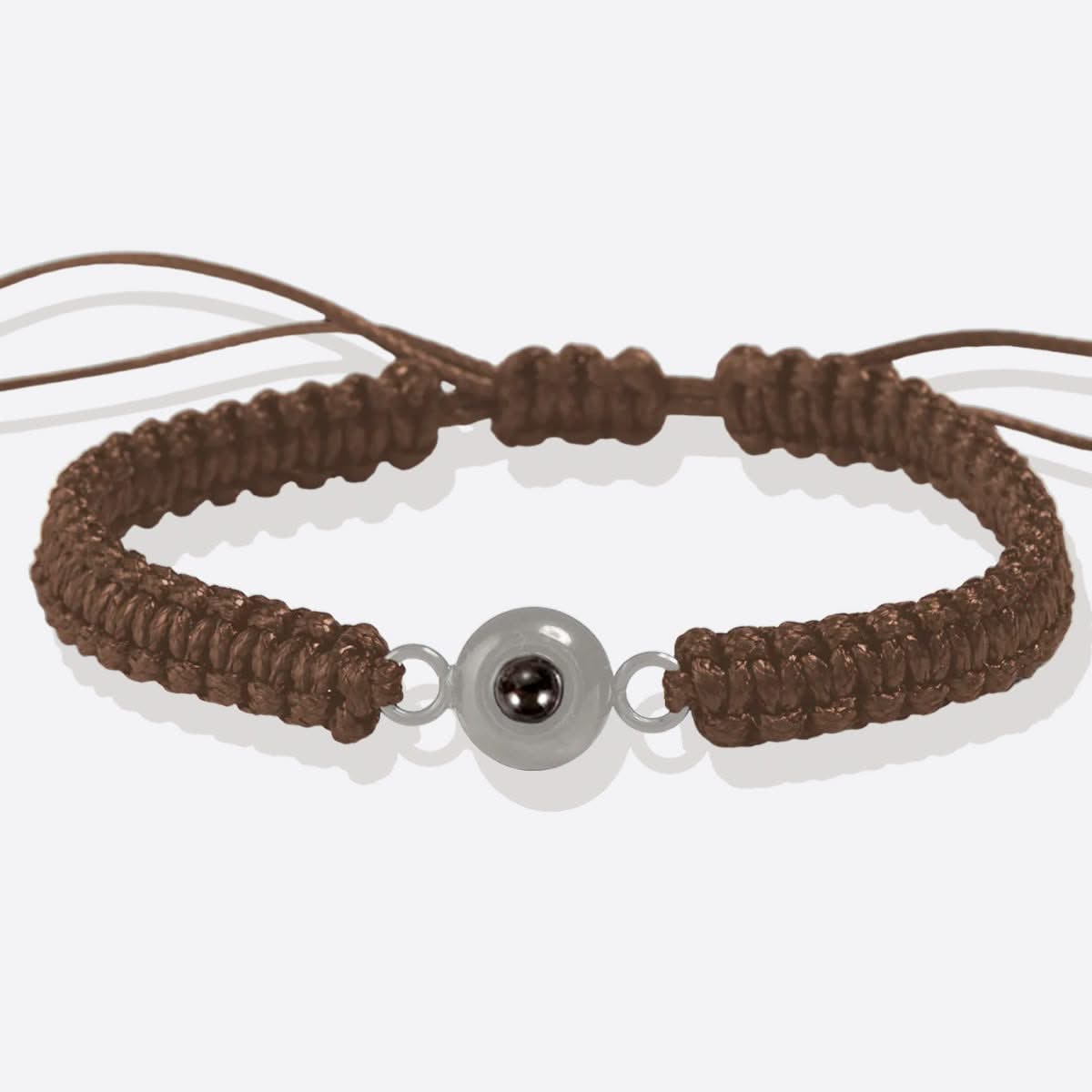 Pulsera trenzada personalizada con foto