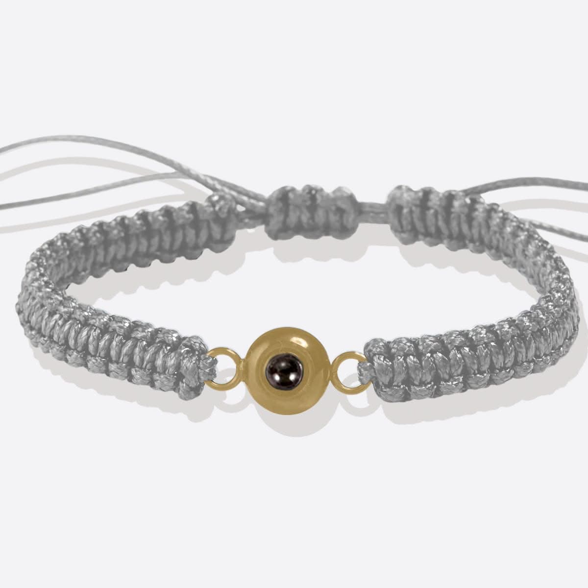 Pulsera trenzada personalizada con foto