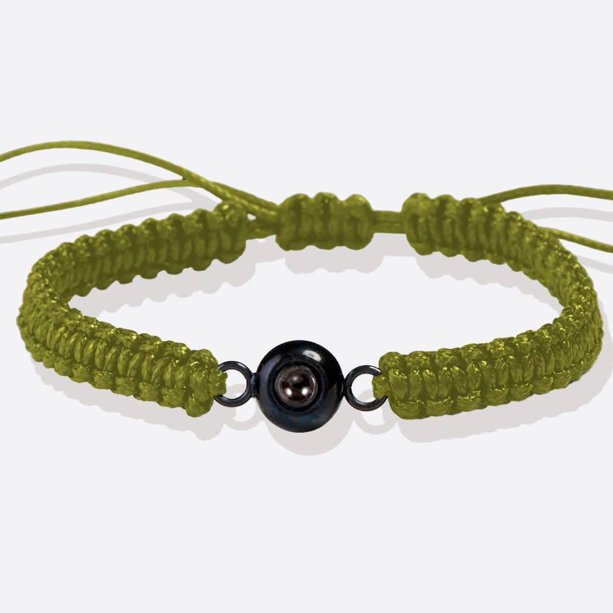 Pulsera trenzada personalizada con foto