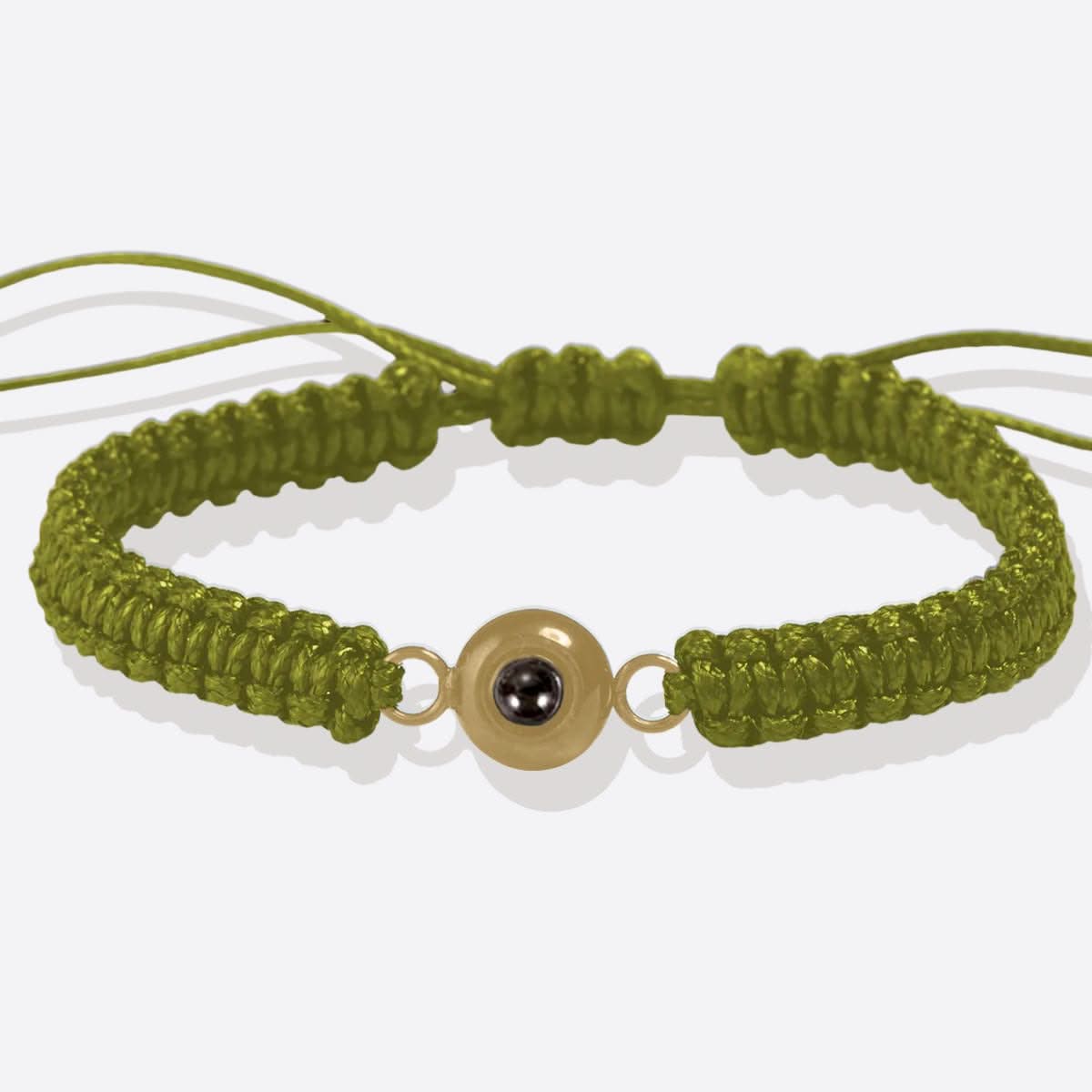 Pulsera trenzada personalizada con foto