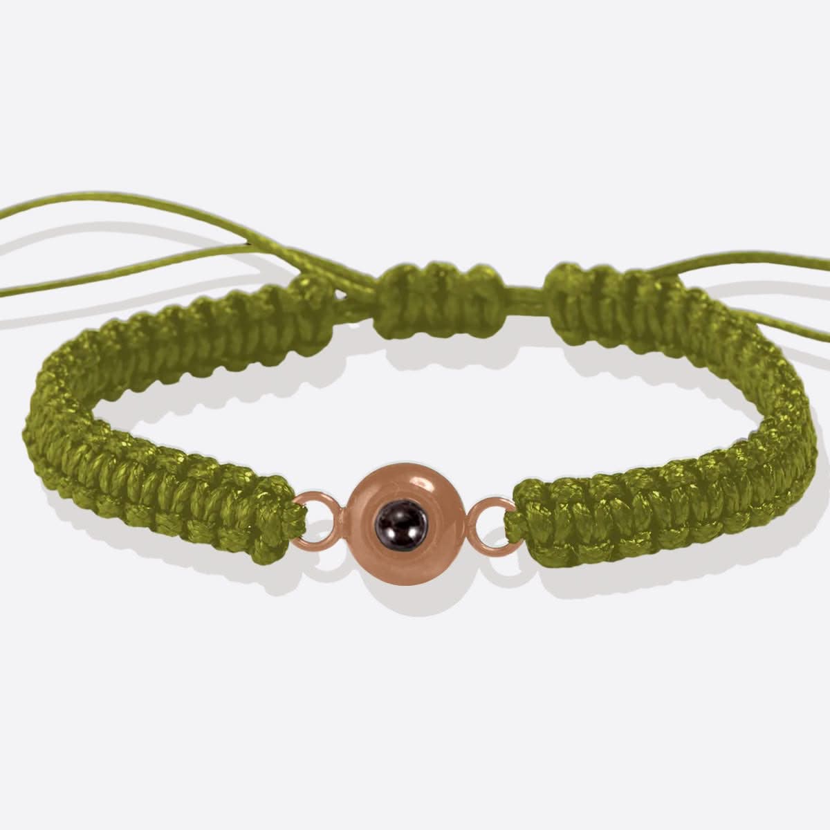 Pulsera trenzada personalizada con foto