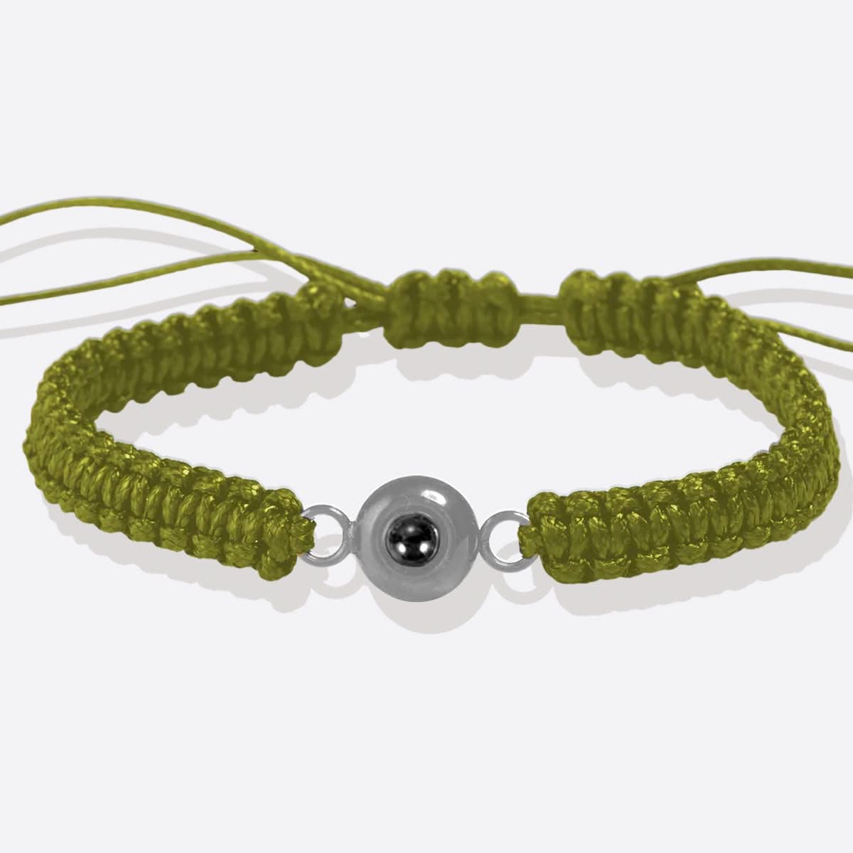 Pulsera trenzada personalizada con foto