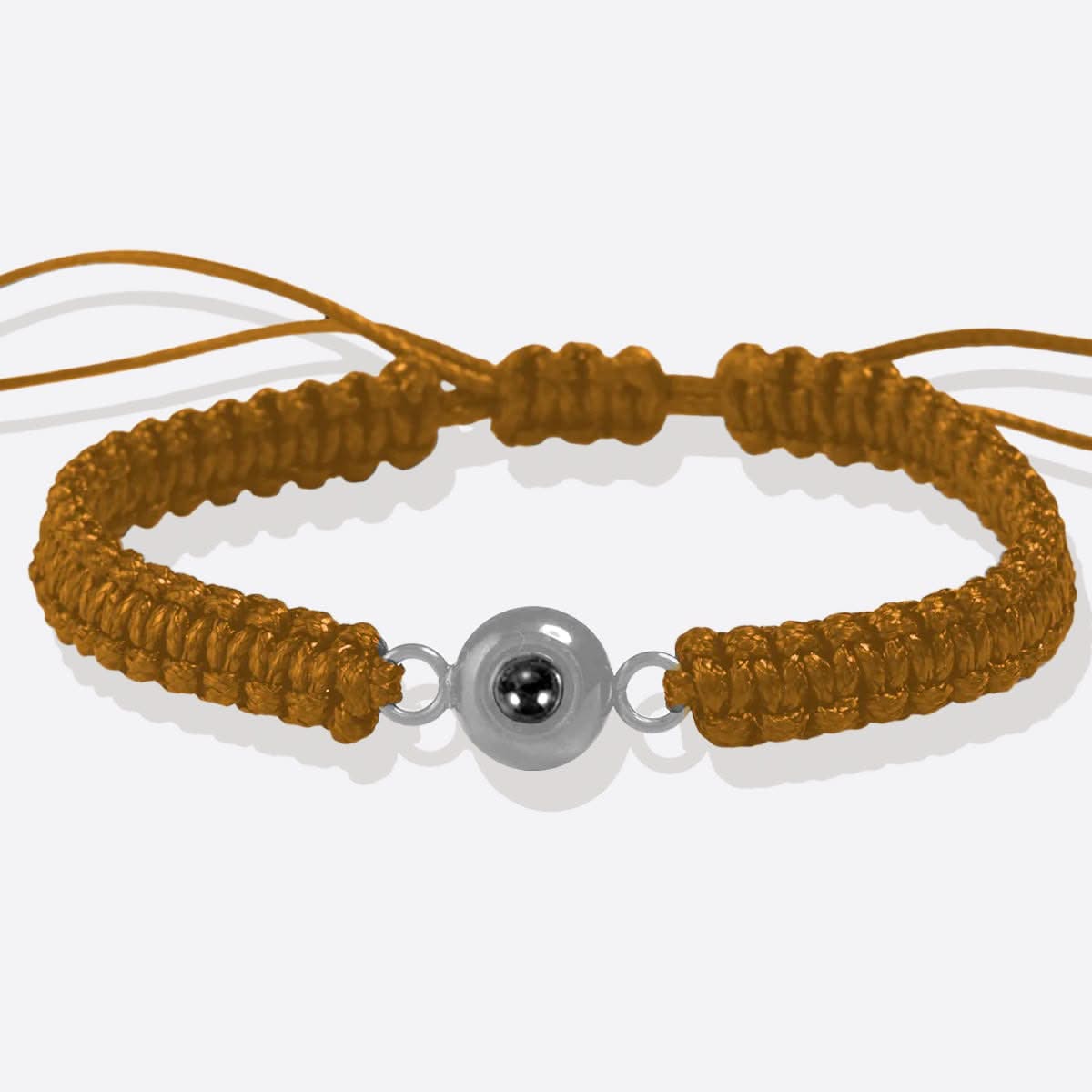 Pulsera trenzada personalizada con foto