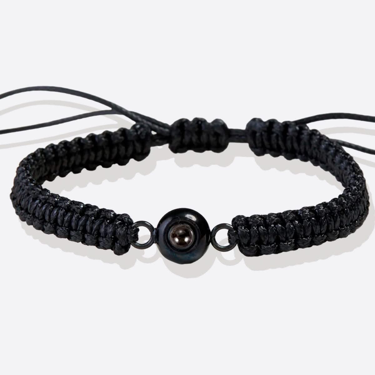 Pulsera trenzada personalizada con foto