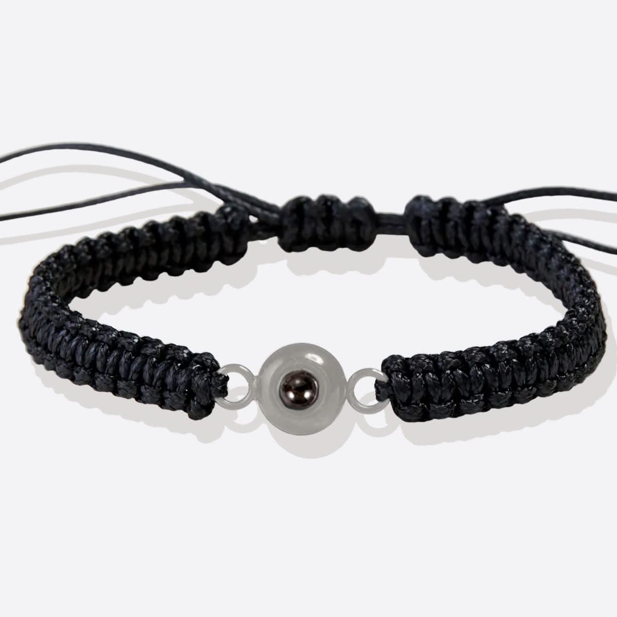 Pulsera trenzada personalizada con foto