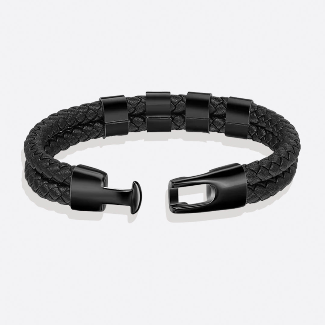 Pulsera minimalista personalizada con cuentas y nombre