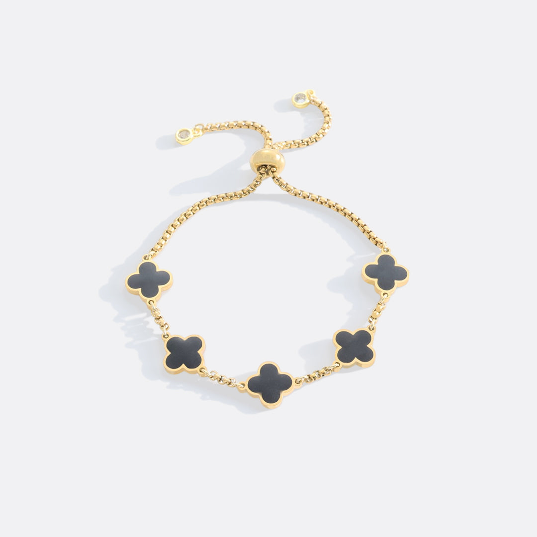 Pulsera esmaltada Trébol