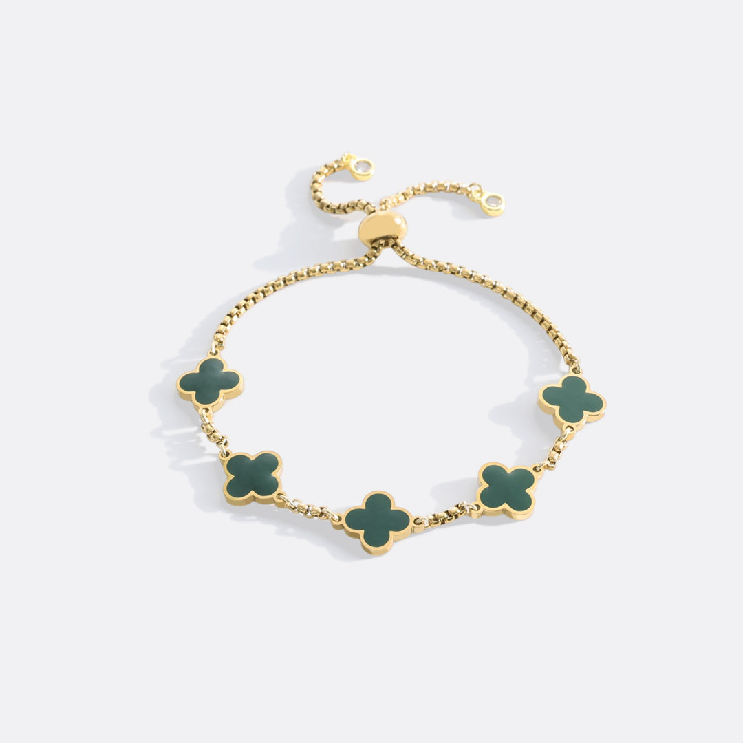 Pulsera esmaltada Trébol