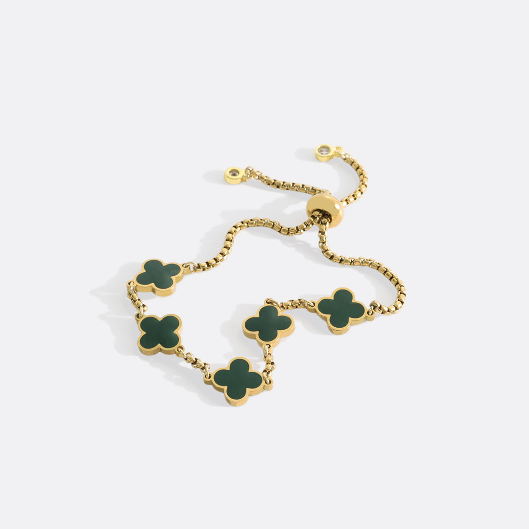 Pulsera esmaltada Trébol