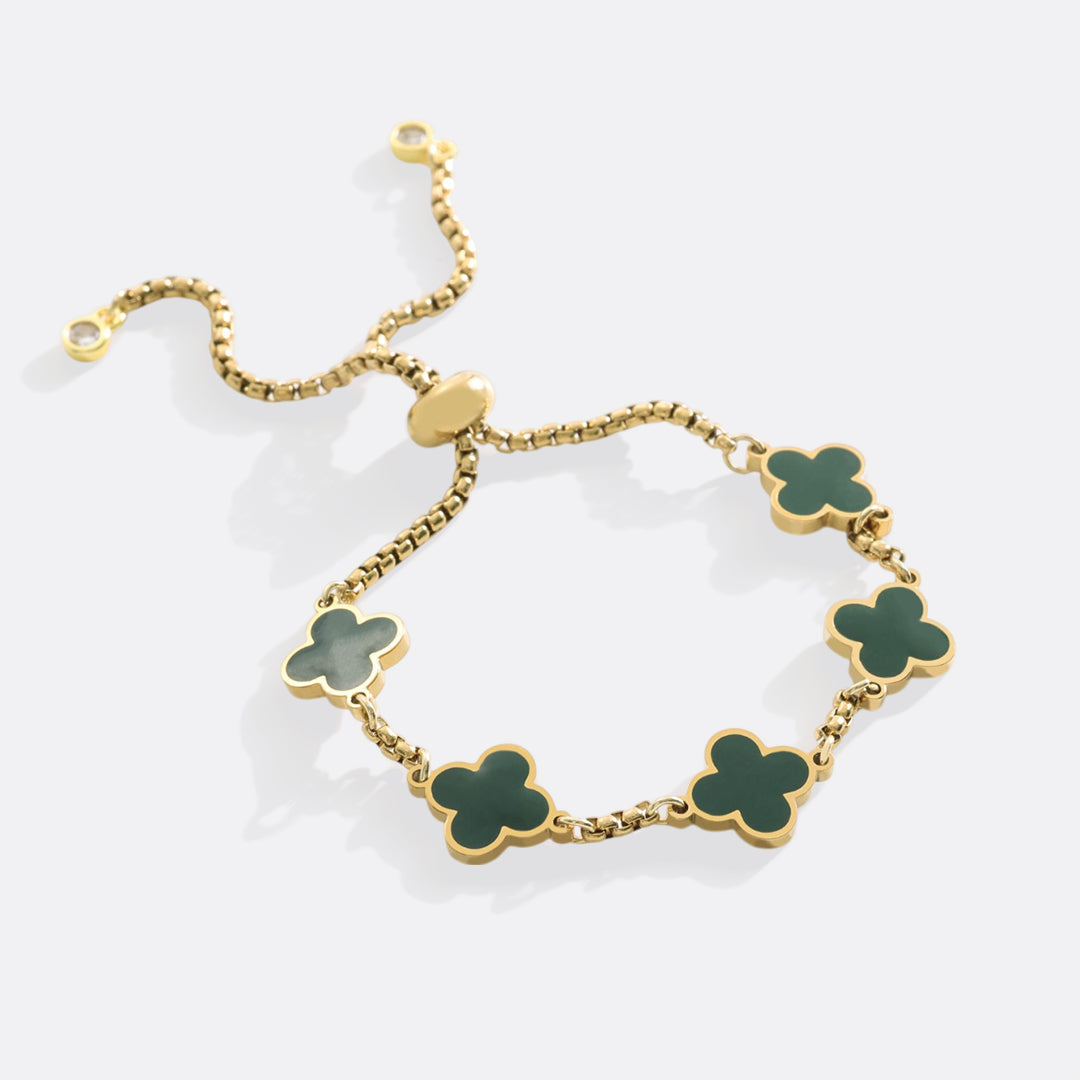 Pulsera esmaltada Trébol