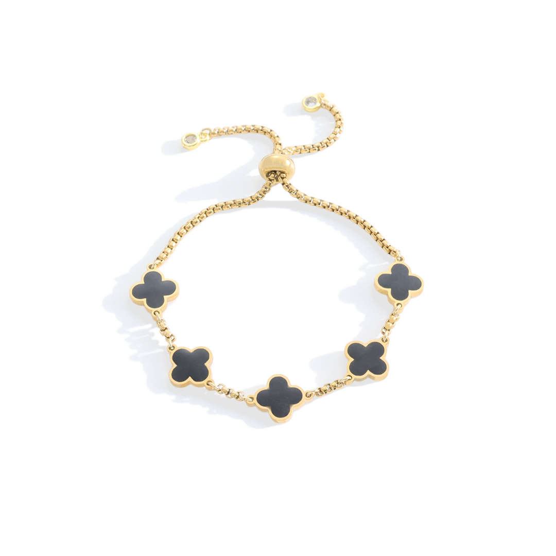 Pulsera esmaltada Trébol