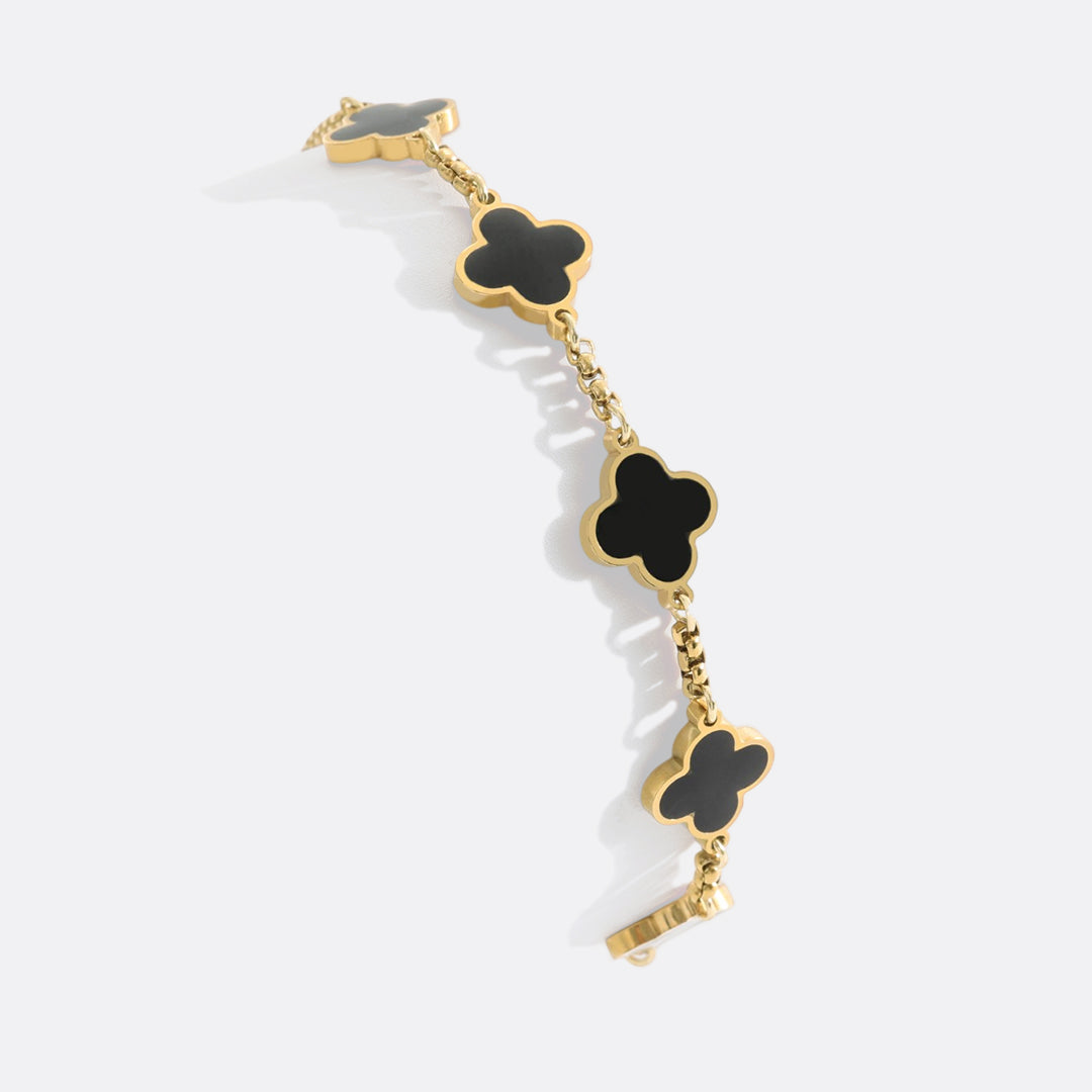 Pulsera esmaltada Trébol