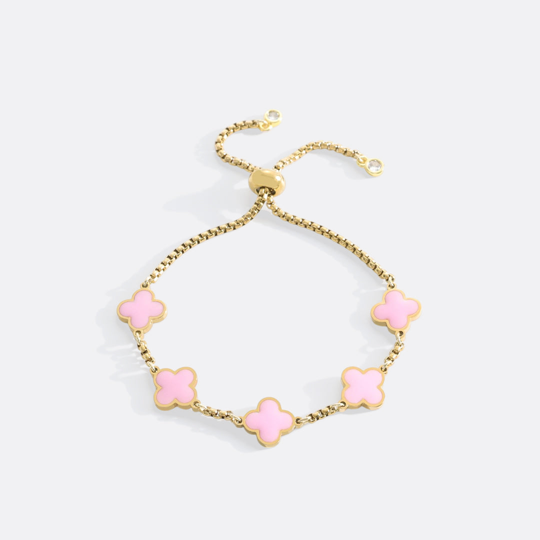 Pulsera esmaltada Trébol