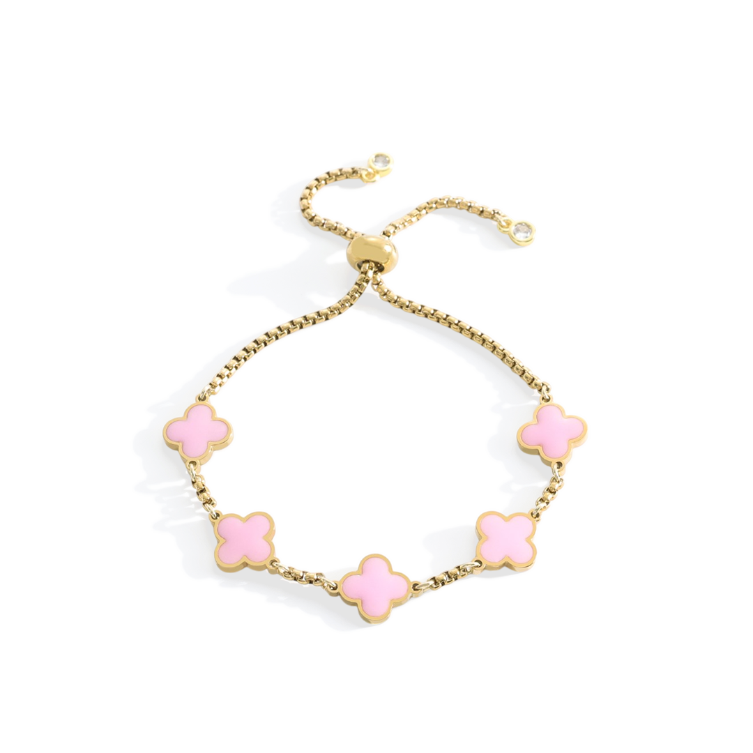Pulsera esmaltada Trébol