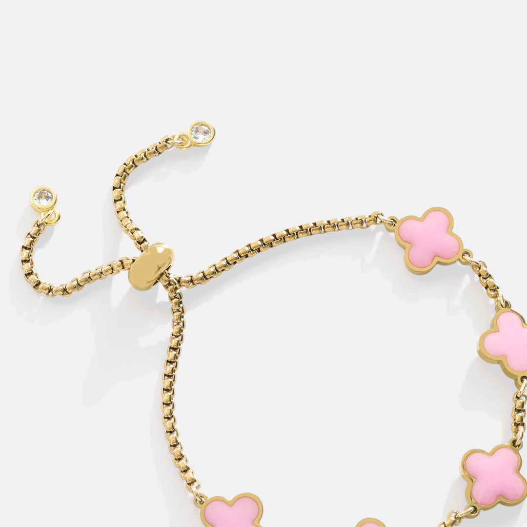 Pulsera esmaltada Trébol