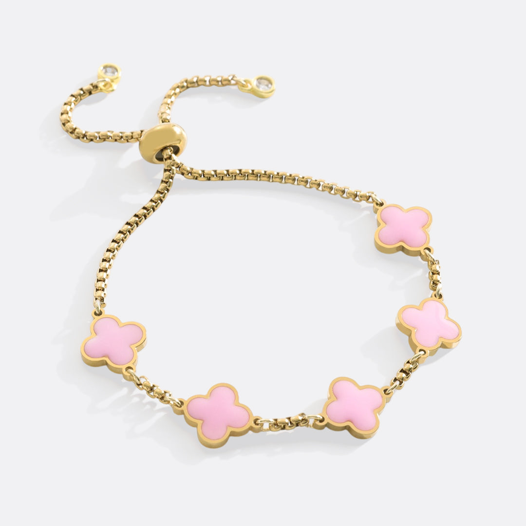 Pulsera esmaltada Trébol
