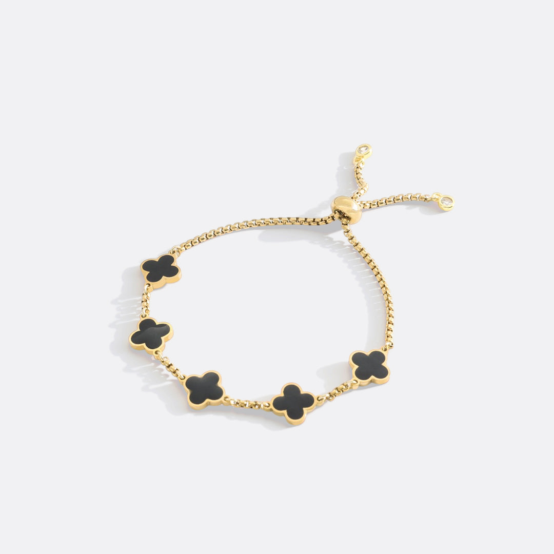 Pulsera esmaltada Trébol