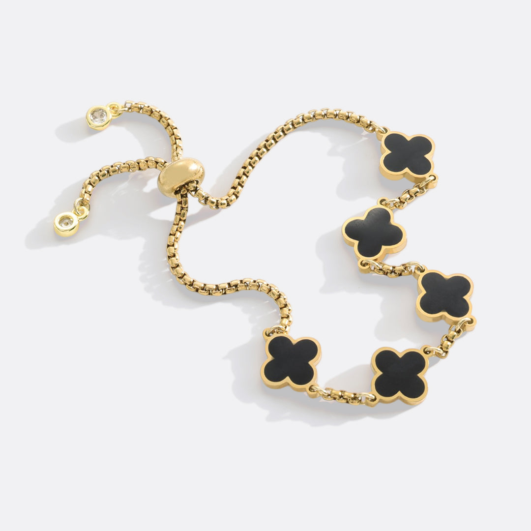 Pulsera esmaltada Trébol