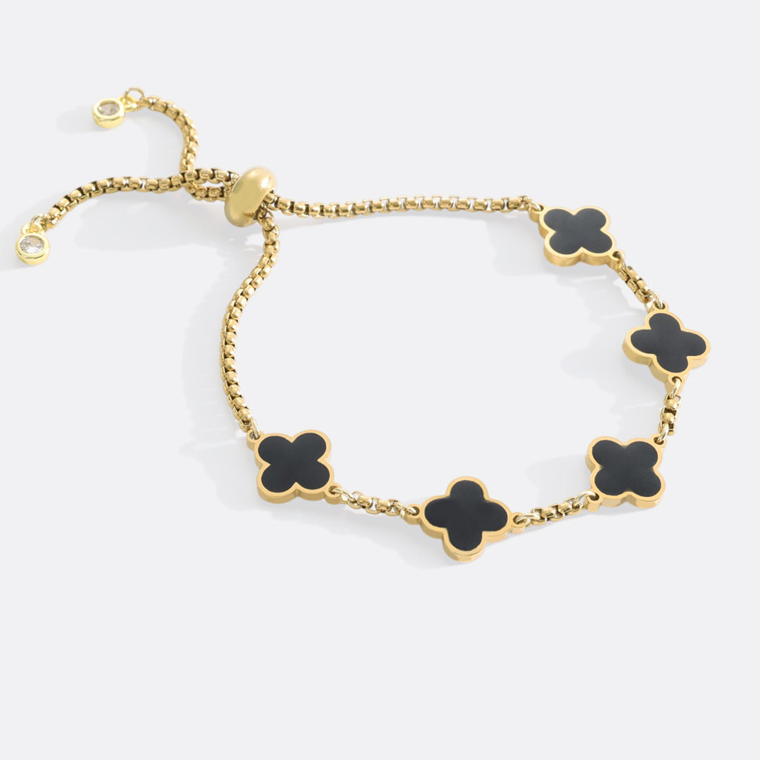 Pulsera esmaltada Trébol