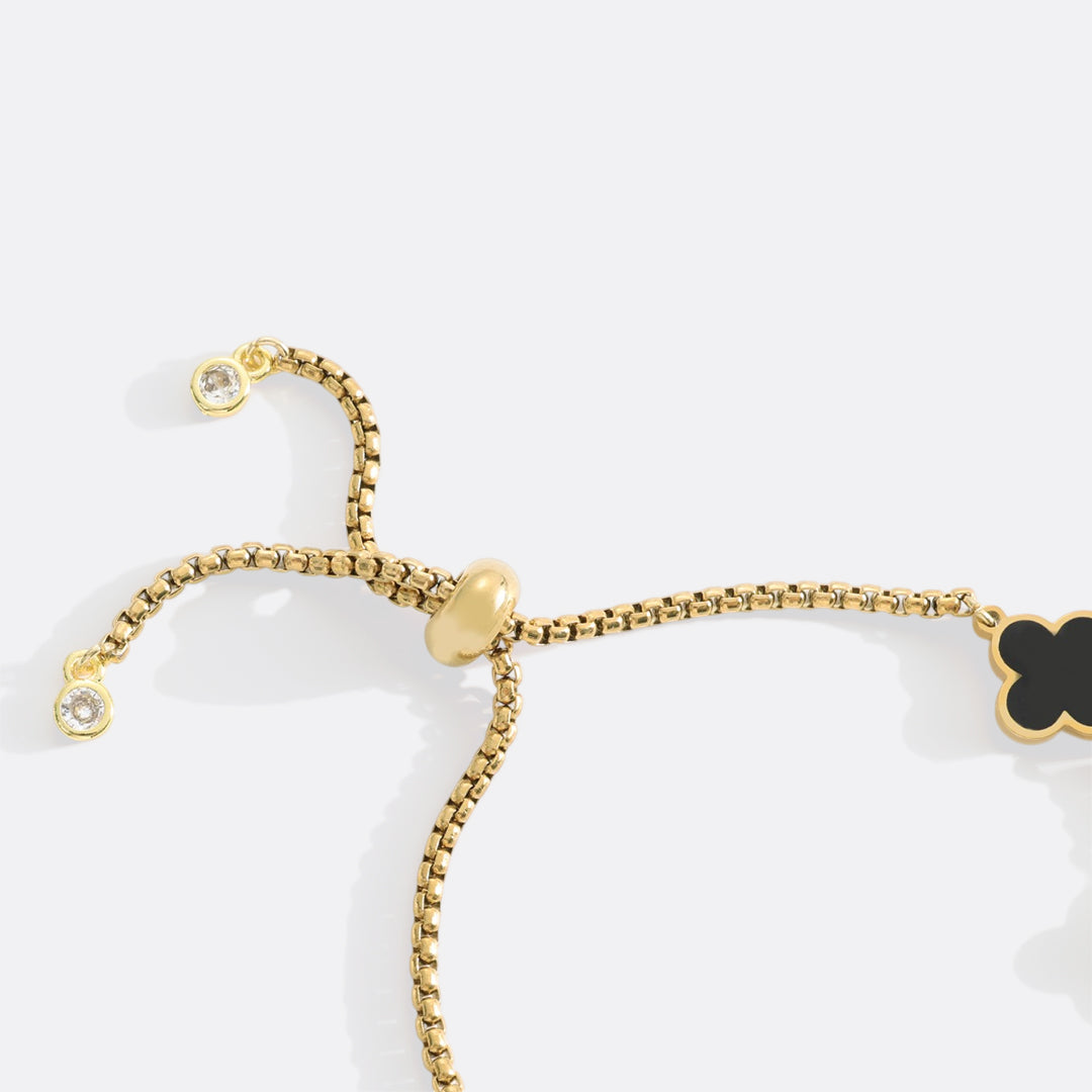 Pulsera esmaltada Trébol