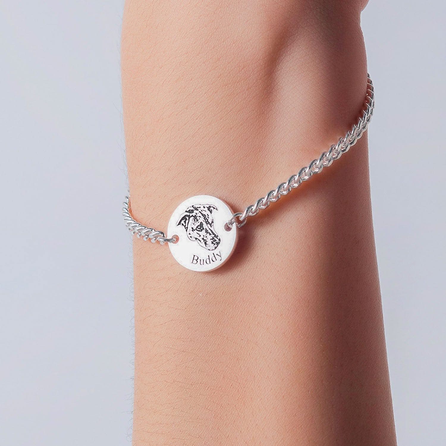 Pulsera con cara de mascota