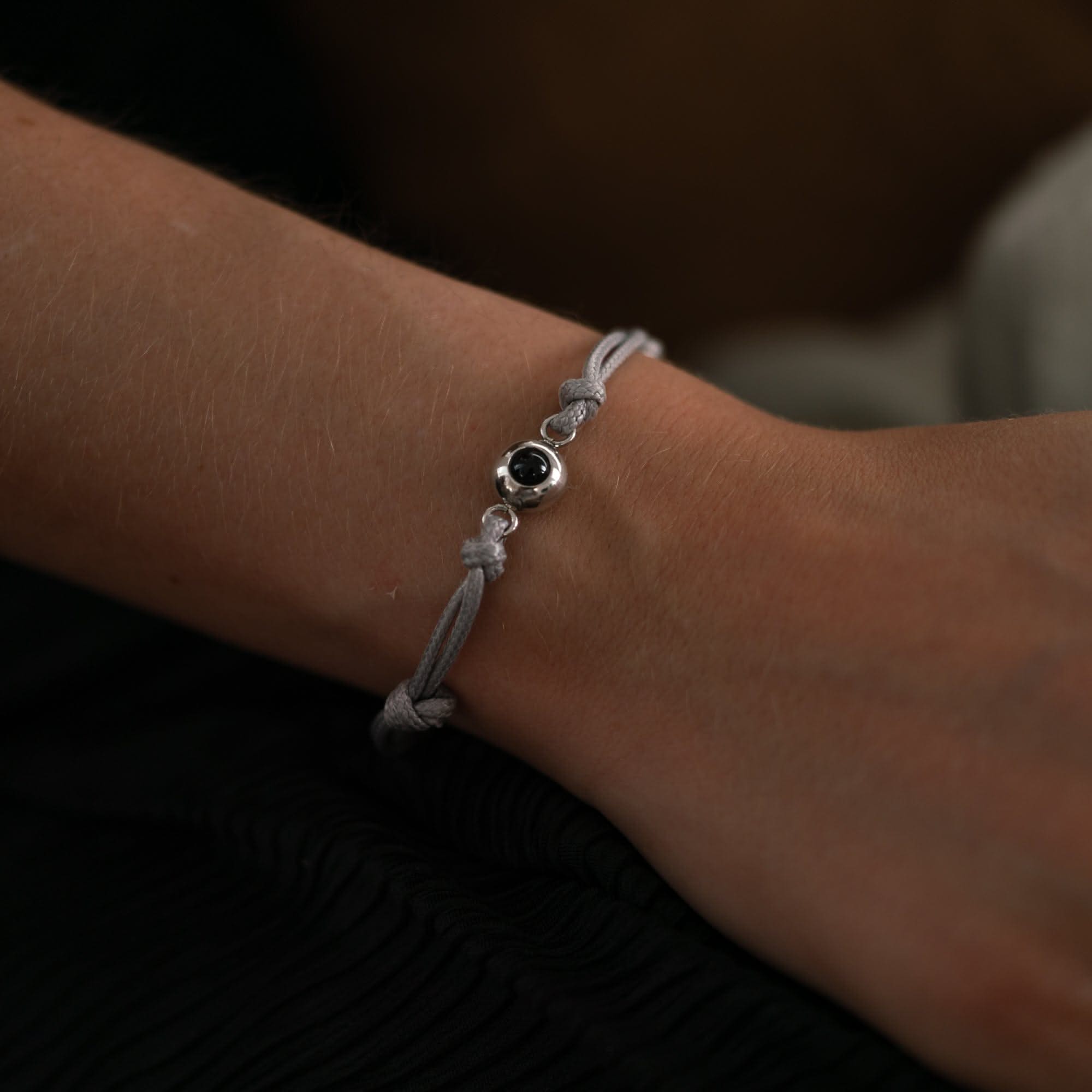 Pulsera con foto con tu foto - nudo marinero