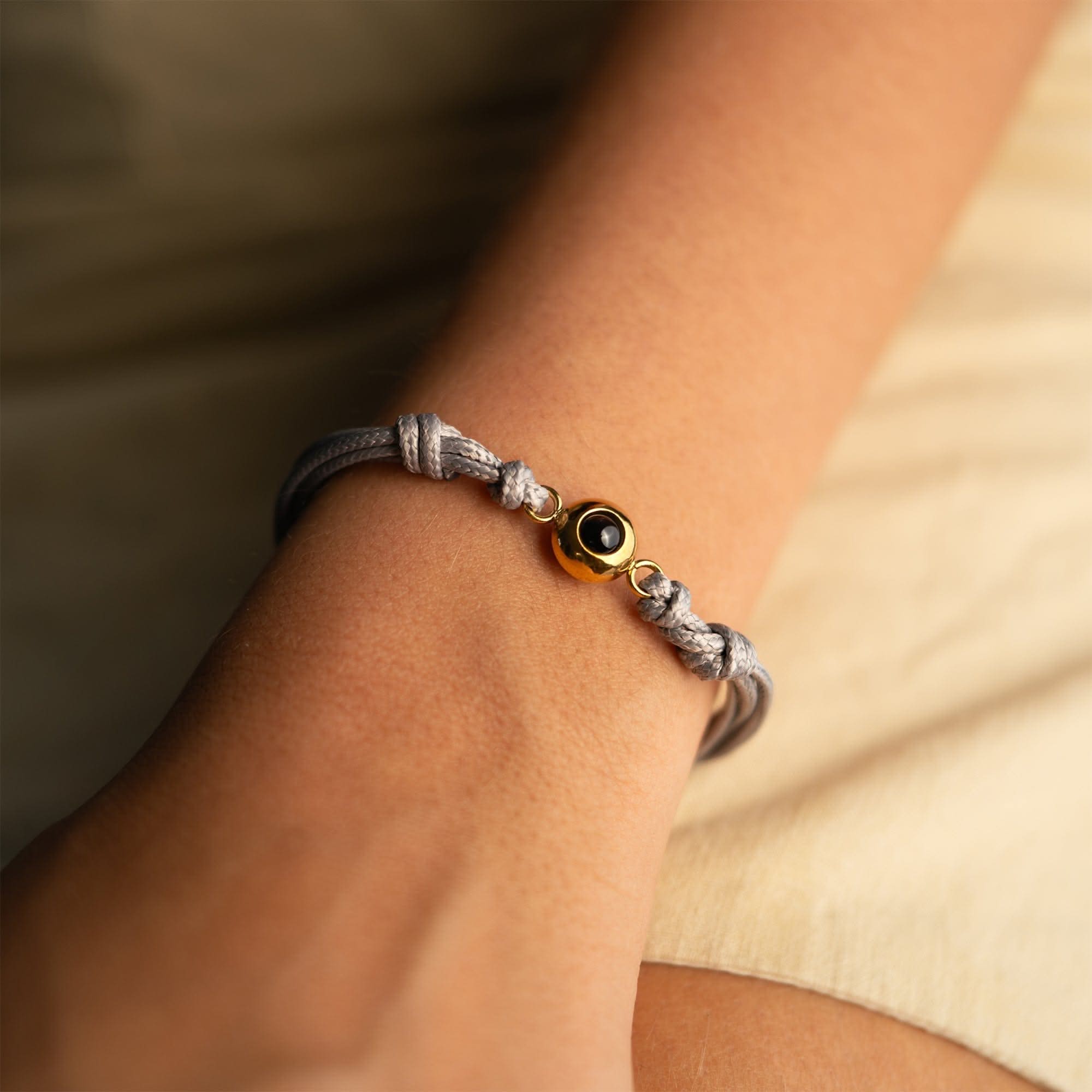 Pulsera con foto con tu foto - nudo marinero