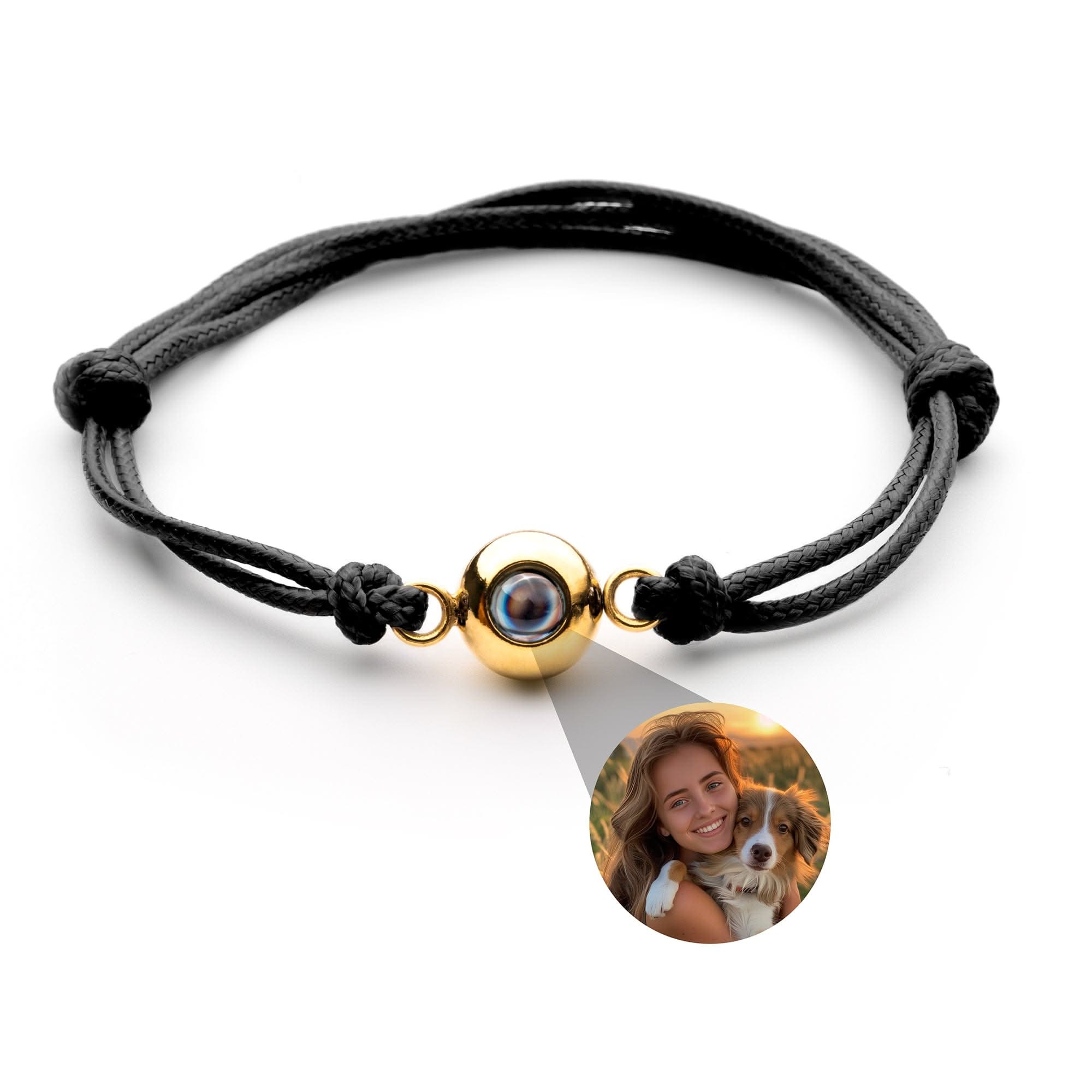 Pulsera con foto con tu foto - nudo marinero