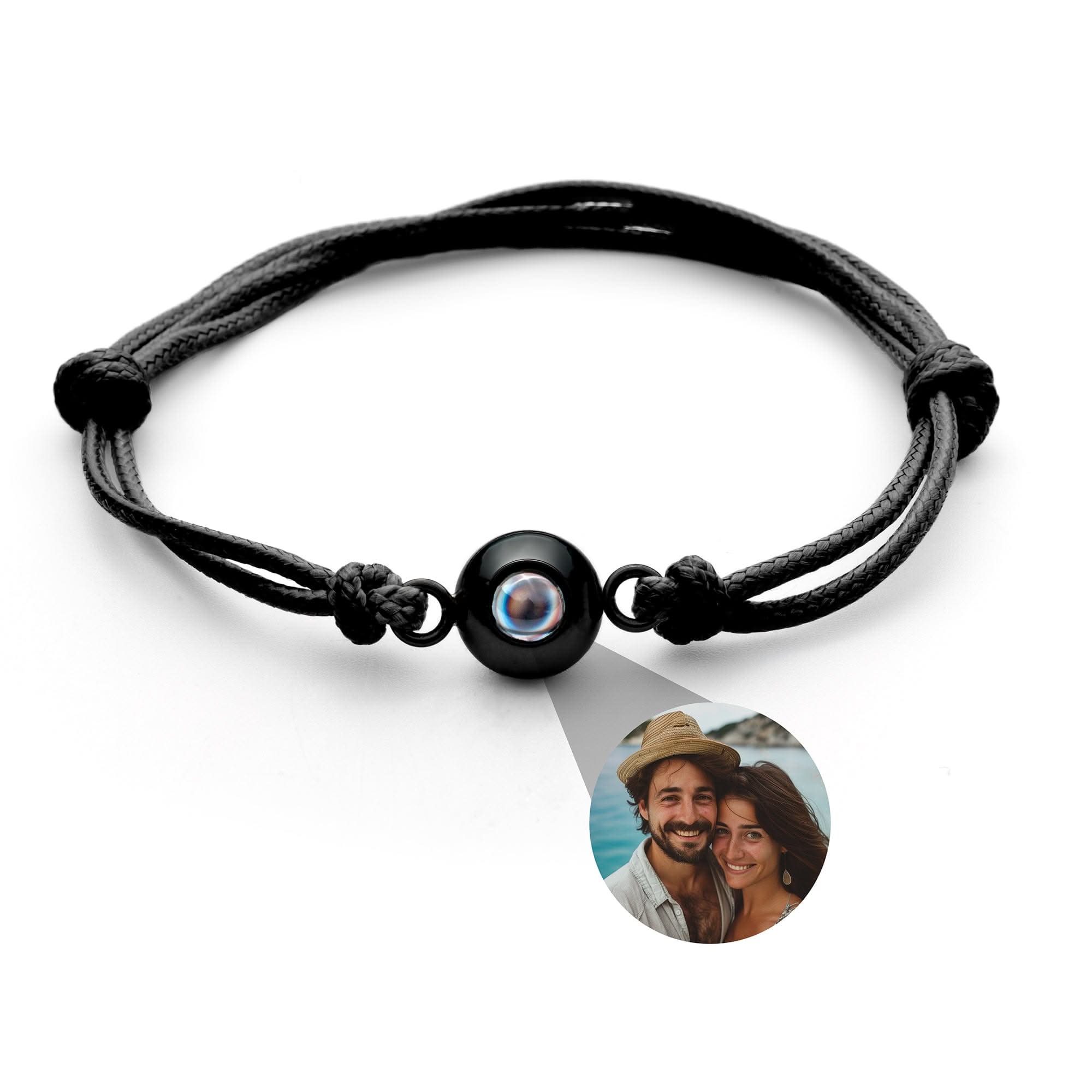 Pulsera con foto con tu foto - nudo marinero