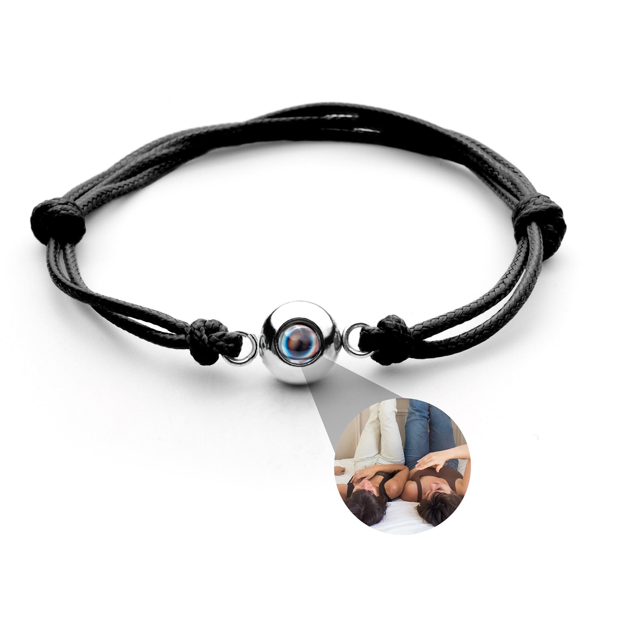 Pulsera con foto con tu foto - nudo marinero