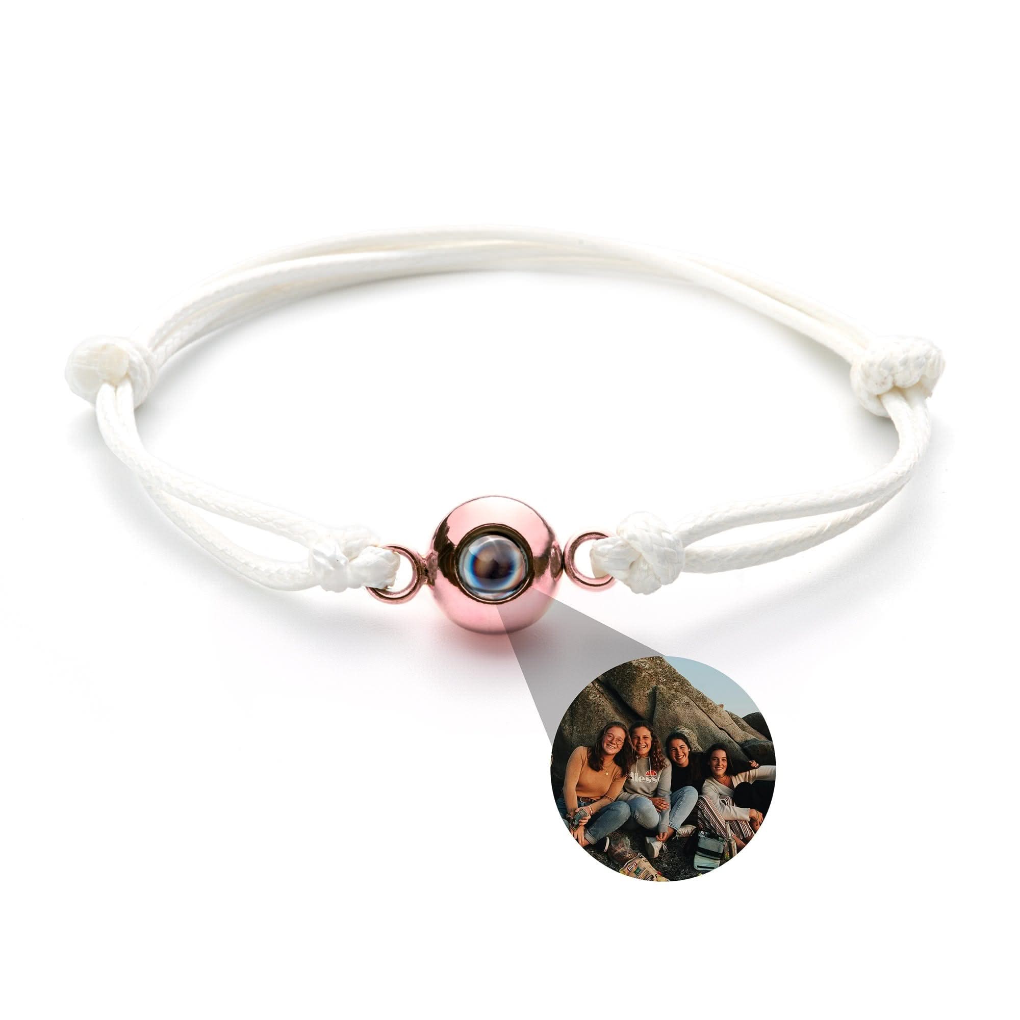 Pulsera con foto con tu foto - nudo marinero