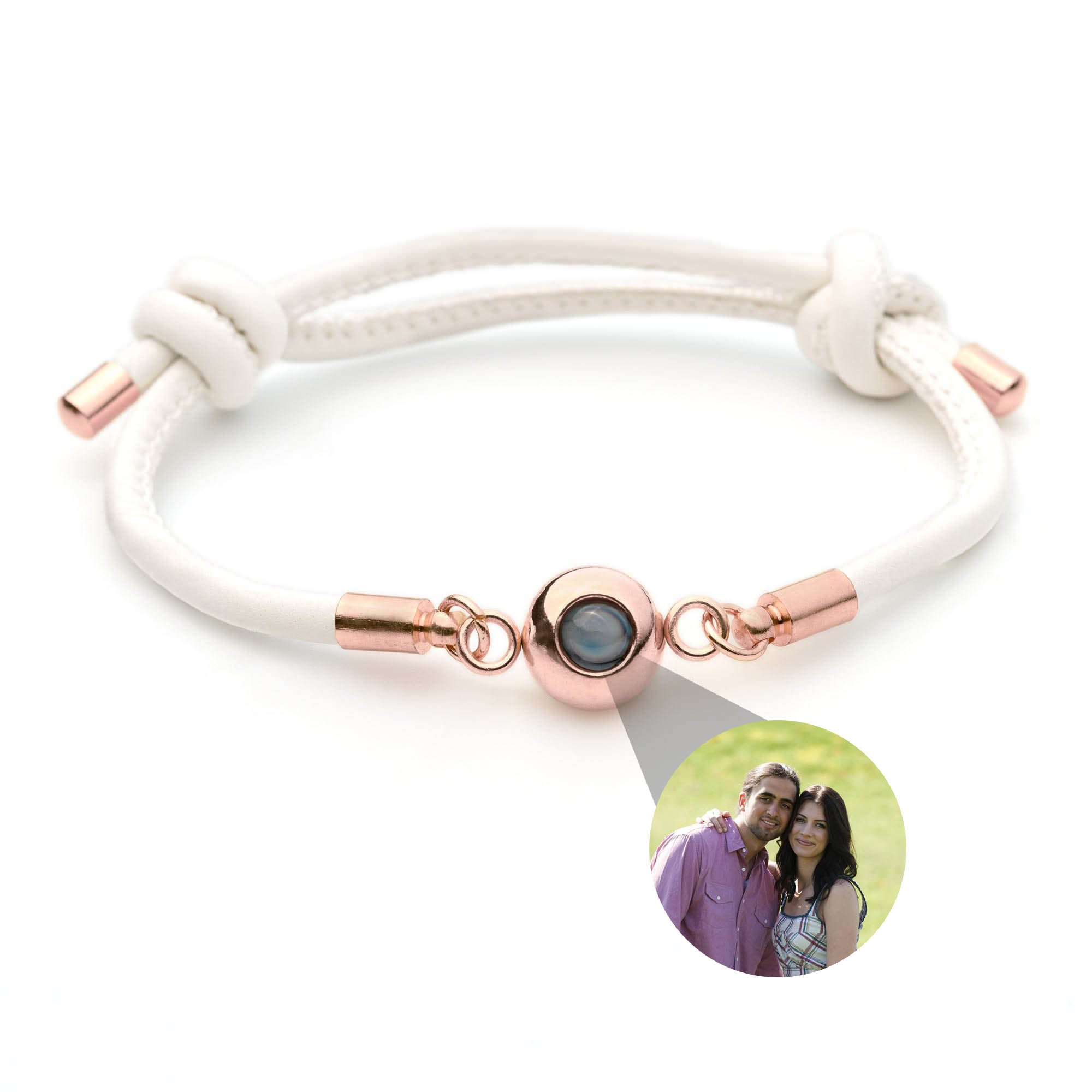 Pulsera fotográfica con tu propia foto - cuero