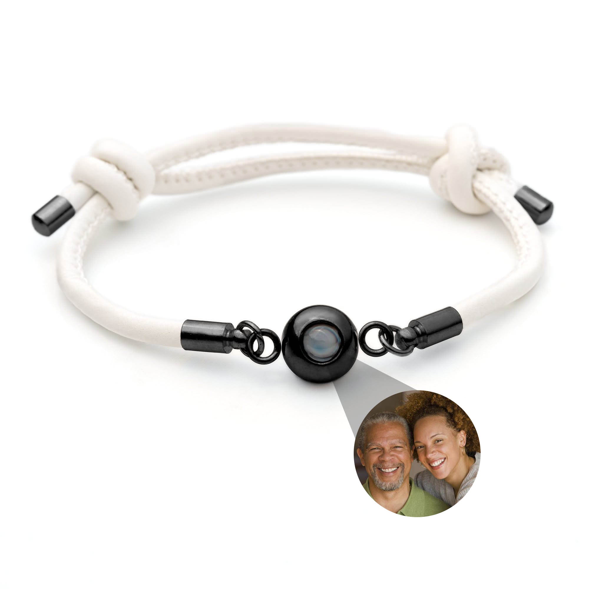 Pulsera fotográfica con tu propia foto - cuero