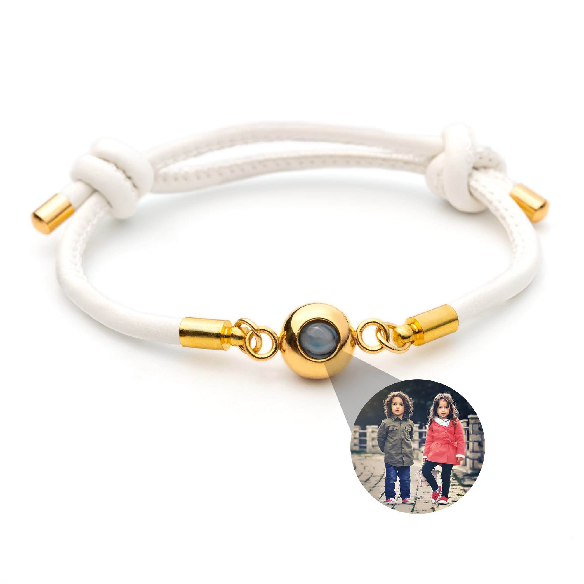 Pulsera fotográfica con tu propia foto - cuero