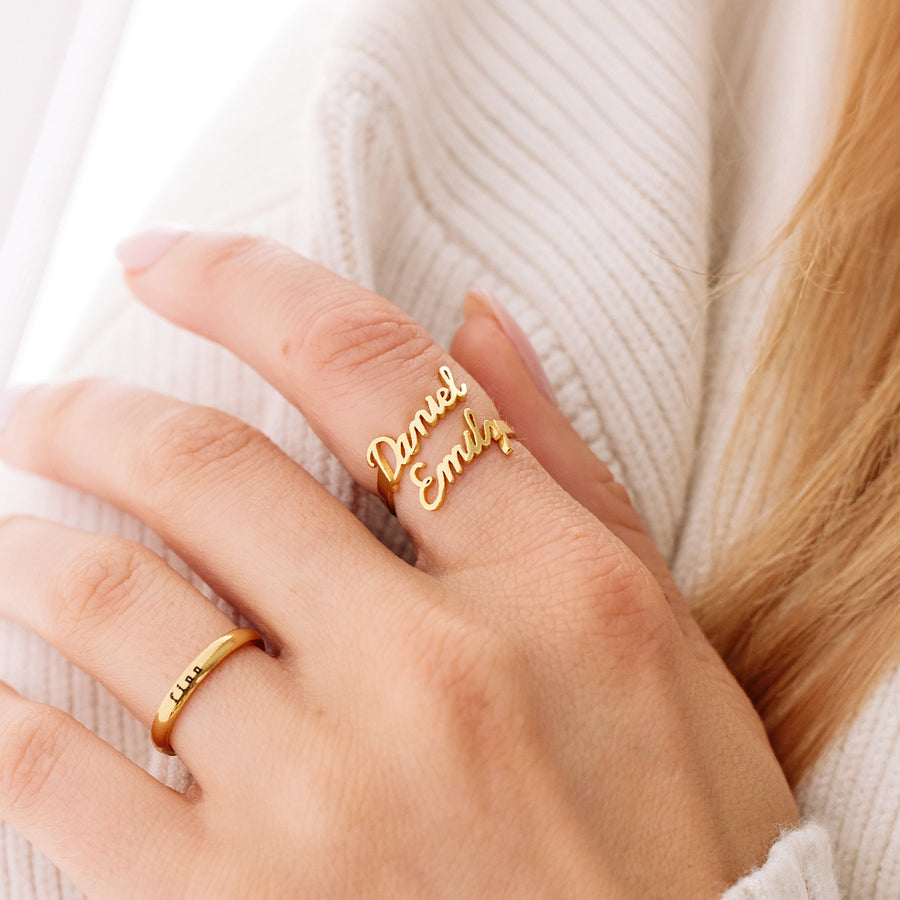 Anillo con nombre