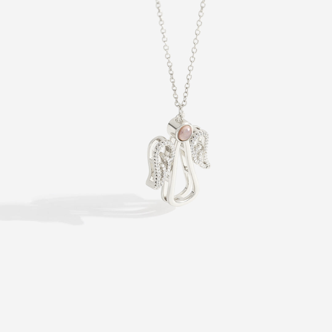 Collar personalizado Angel Photo Charm