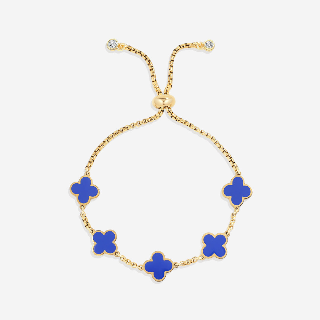Pulsera esmaltada Trébol