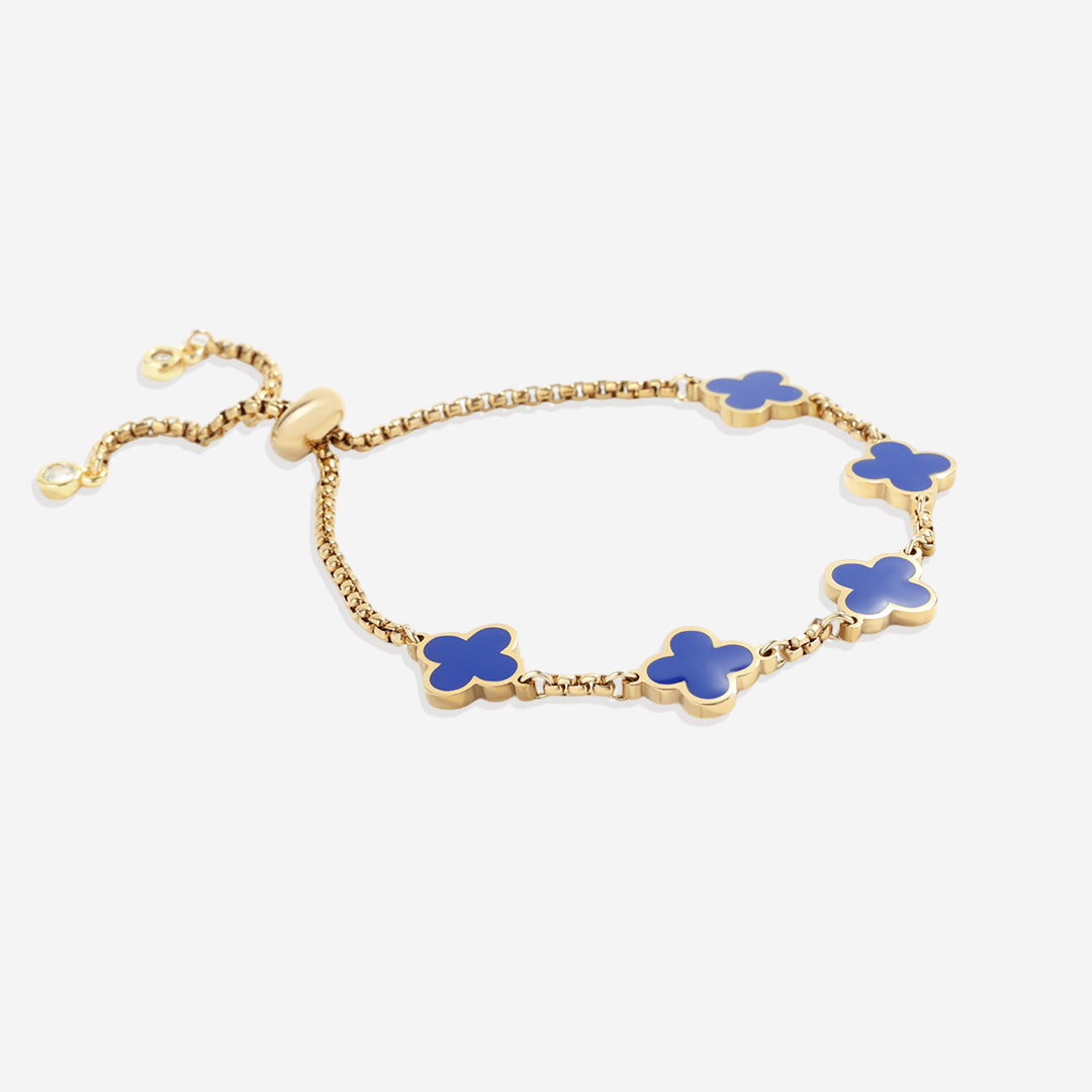 Pulsera esmaltada Trébol