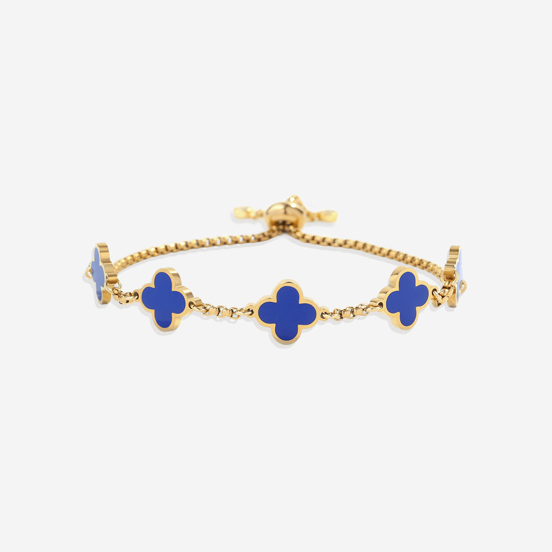 Pulsera esmaltada Trébol