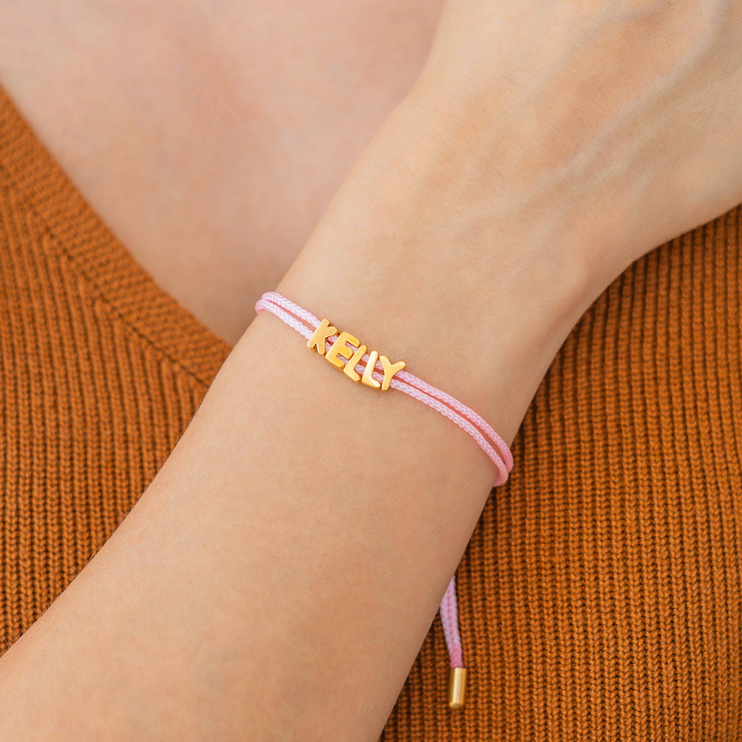 Pulsera personalizada ajustable con nombre
