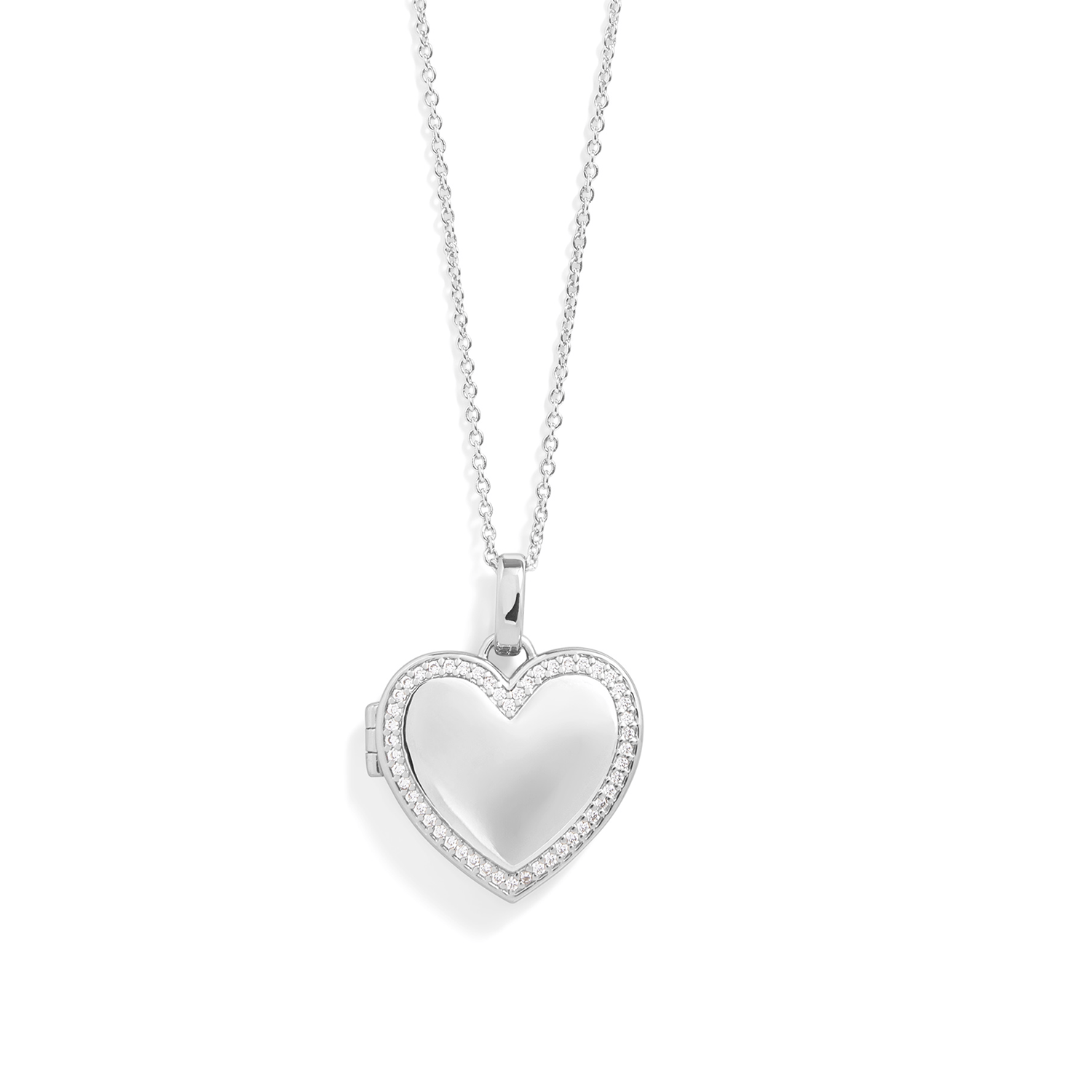 Collar con medallón de corazón personalizado