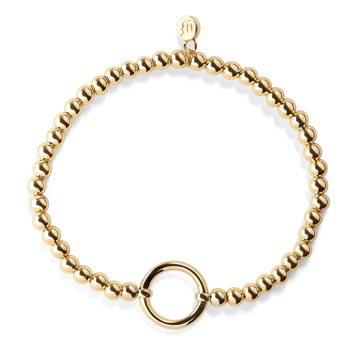 Bracelet porte-breloques classique en perles