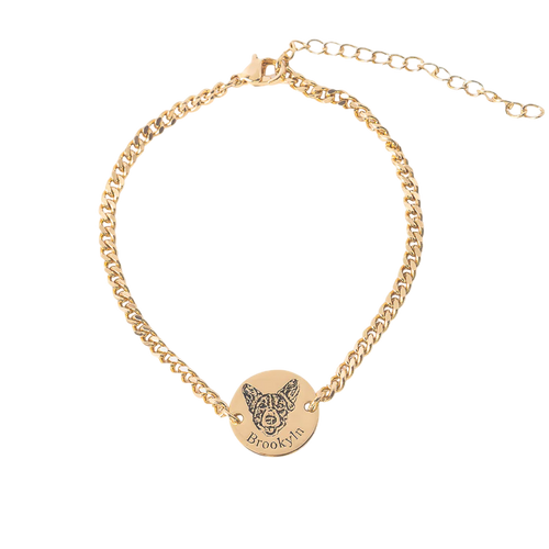 Pulsera con cara de mascota