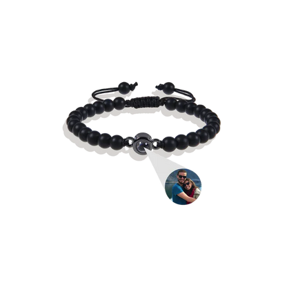 Pulsera con foto y cuentas